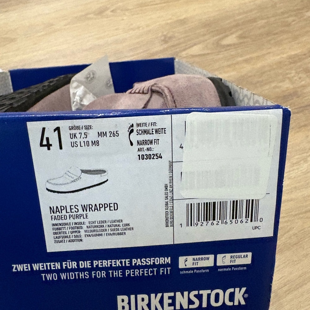 Birkenstock Naples Wrapped Clogs - Faded Purple - Picture 2 of 5